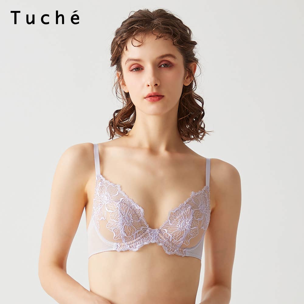【more more Sheer BRA (透明感胸罩) 】 鋼圈胸罩 【SALE】